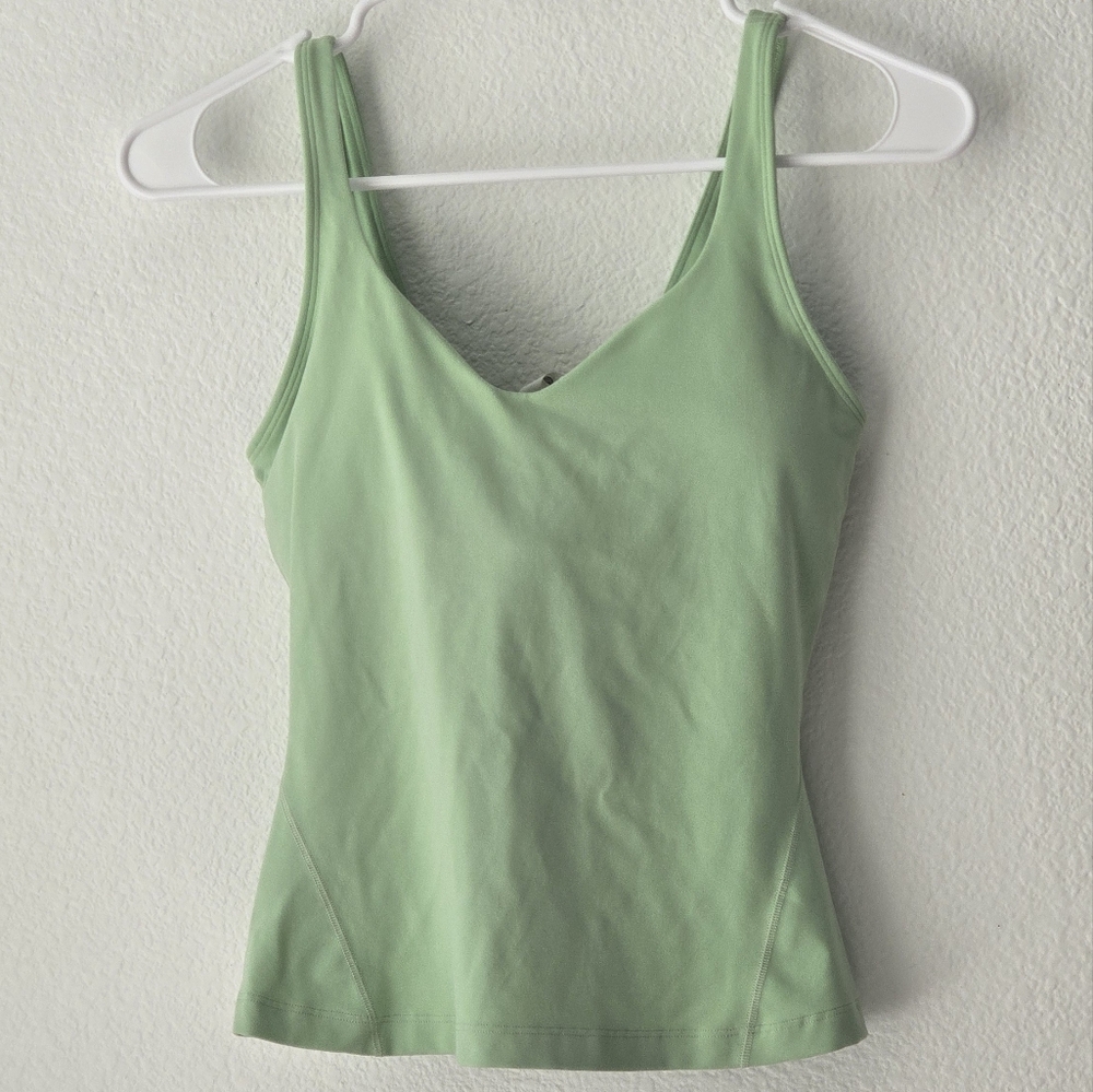 Lululemon Align Waist-Length Tank Top Light Support - Size 4 - Mint Moment